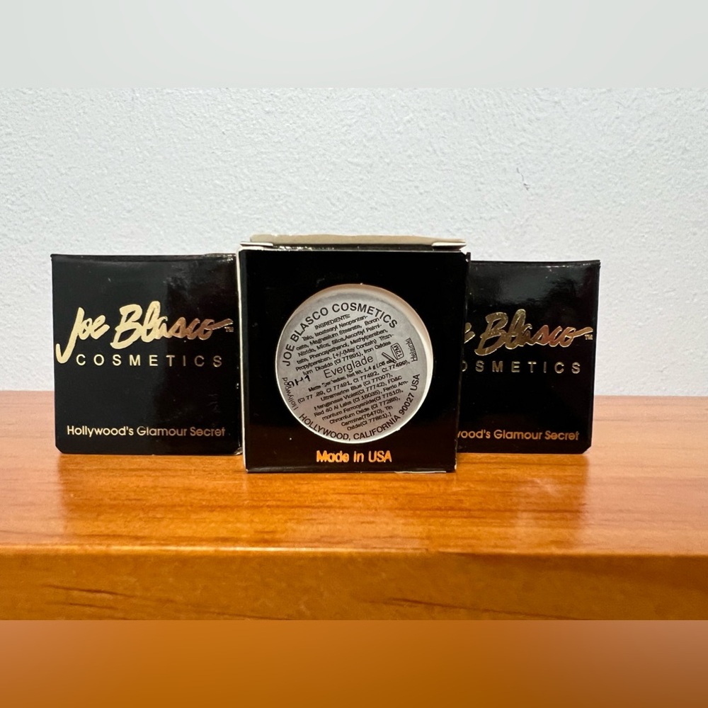 JOE BLASCO COSMETICS NIB Matte Eyeshadow In Shade Everglade Set Of 3 BRAND NEW